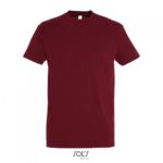 SOL'S Imperial Ανδρικό T-shirt Μπορντό (Chili)