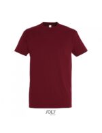 SOL'S Imperial Ανδρικό T-shirt Μπορντό (Chili)