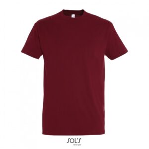 SOL'S Imperial Ανδρικό T-shirt Μπορντό (Chili)