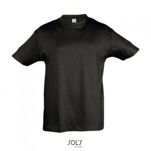 SOL'S Regent Kids Παιδικό T-shirt Μαύρο