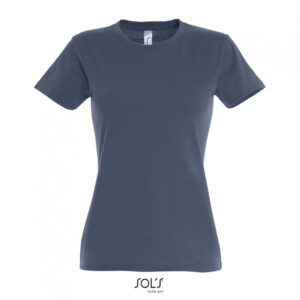 SOL'S Imperial Women Γυναικείο T-shirt Μπλε (Denim)