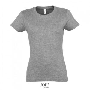 SOL'S Imperial Women Γυναικείο T-shirt Γκρι (Grey Melange)