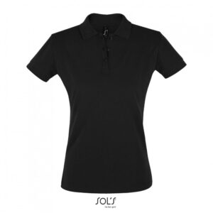 SOL'S Perfect Women Γυναικείο Πόλο Μαύρο