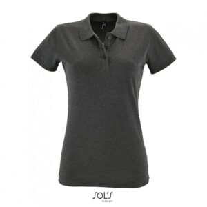 SOL'S Perfect Women Γυναικείο Πόλο Γκρι (Charcoal Melange)