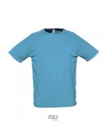 SOL'S Sporty Ανδρικό Αθλητικό T-shirt 140g Θαλασσί (Aqua)