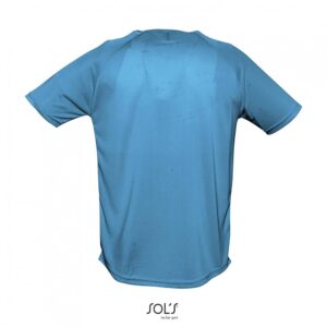 SOL'S Sporty Ανδρικό Αθλητικό T-shirt 140g Θαλασσί (Aqua)