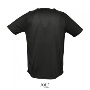SOL'S Sporty Ανδρικό Αθλητικό T-shirt 140g Μαύρο