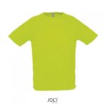 SOL'S Sporty Ανδρικό Αθλητικό T-shirt 140g Πράσινο (Neon Green)