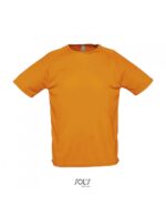 SOL'S Sporty Ανδρικό Αθλητικό T-shirt 140g Πορτοκαλί (Neon Orange)