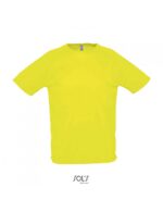 SOL'S Sporty Ανδρικό Αθλητικό T-shirt 140g Κίτρινο (Neon Yellow)