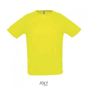 SOL'S Sporty Ανδρικό Αθλητικό T-shirt 140g Κίτρινο (Neon Yellow)