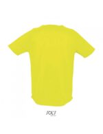 SOL'S Sporty Ανδρικό Αθλητικό T-shirt 140g Κίτρινο (Neon Yellow)