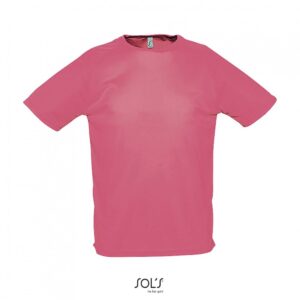SOL'S Sporty Ανδρικό Αθλητικό T-shirt 140g Ροζ (Neon Coral)