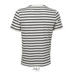SOL'S Legend Unisex Οργανικό T-shirt Ριγέ (Off-White/Navy)